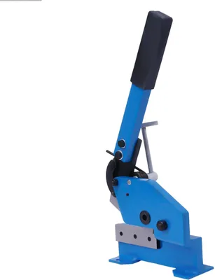 Immagine prodotto di Cesoie manuali per lamiera - Cesoie a leva - Morsetto di serraggio regolabile - Lama Acciaio al carbonio - Corpo in acciaio inossidabile - Capacità di taglio: 11 mm di tondino/6 mm di lamiera - Lunghezza lama: 12,5 cm
