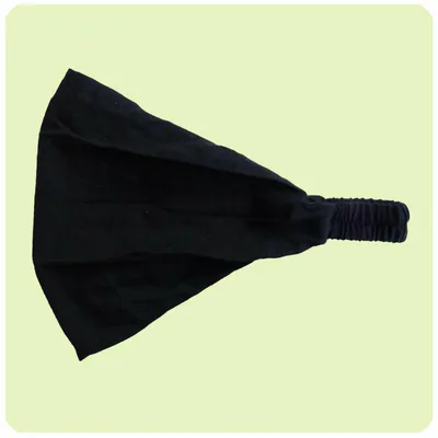 Productafbeelding van Haarband, hoofdband, hoofdtooi, hoofddoek, zweetband, haaraccessoire, sport, fitness, yoga, muts, zwart