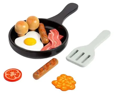 Immagine prodotto di Set da colazione in legno Bigjigs, 11dlg.