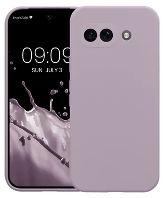 Produktbild von kwmobile Handyhülle für Google Pixel 9a Hülle - weiches Handy Silikon Case - Schutzhülle Cover - Lavendel