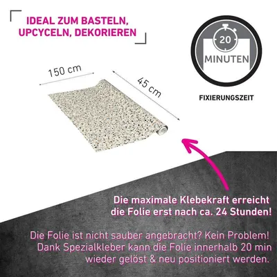 Produktbild von Klebefolie Granit mix - 67,5x150cm