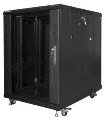 Immagine prodotto di Lanberg FF01-6815-12B LANBERG 19" 15U 600X800 SCHWARZ LANBERG RACKMOUNT EINBAUSCHR