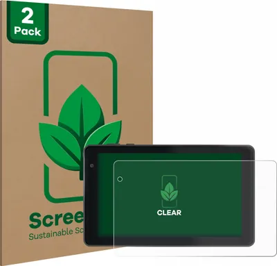 Produktbild von 2x ScreenLeaf Schutzfolie für Lisciani Mio Tab 7 nachhaltiger Displayschutz Display Schutz Folie Klar Transparent