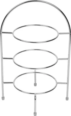 Image de Présentoir à thé Olympia à 3 niveaux pour assiettes jusqu'à 267 mm