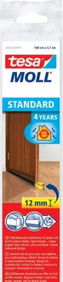 Immagine prodotto di Tesa 05433-00101-01 tesamoll Türdichtung Standard glatte Böden 1m x 37mm braun