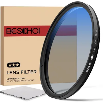 Image de Filtre polarisant circulaire de 52 mm, avec un revêtement multicouche (30 couches), un cadre ultra-fin et en verre optique