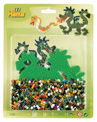 Immagine prodotto di HAMA perline stirabili midi "Dragon" in blister 1.100 perline stirabili