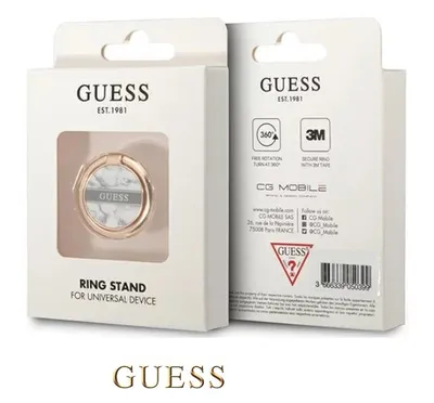 Zdjęcie produktu dla Guess Ring Stand Gurshchmag Biały/White Marble