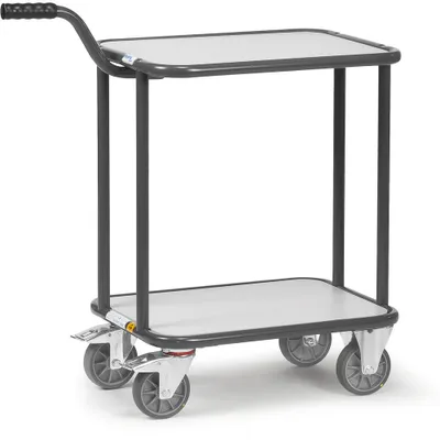 Produktbild von Fetra Transportgeräte Fetra ESD-Griffroller 2 Ladeflächen 600 x 450 mm, 1820