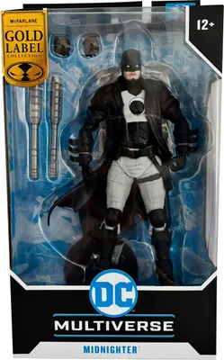 Immagine prodotto di Multiverso DC, Midnighter Classic, action figure con articolazioni, carta collezionabile e accessori, McFarlane