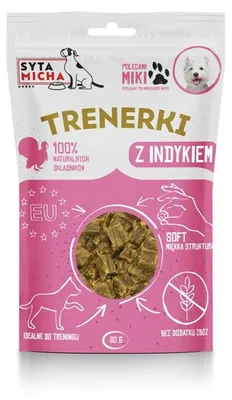 Zdjęcie produktu dla Małe, chrupiące przysmaki dla psów, idealne do treningu, waga 80g
