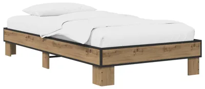 Produktbild von vidaXL Bettrahmen Artisan-Eiche 80 x 200 cm Holzwerkstoff