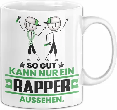 Produktbild von Rapper Geschenk Tasse So Gut Kann Nur Ein Rapper Aussehen Geschenkidee Kaffee-Becher (Weiß)