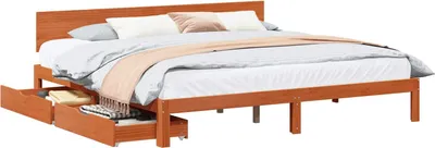 Obrázok produktu pre Rám postele voskovohnedý 180 x 200 cm masívne drevo borovica