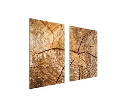 Produktbild von Glasschutzplatte Für Küche 65X52 Holz