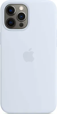 Image de Apple Silicone Backcover MagSafe pour l'Apple iPhone 12 (Pro) - Bleu nuage