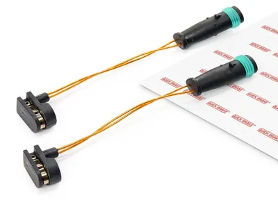 Produktbild von 2x QUICK BRAKE WS 0227 A Warnkontakt Bremsbelagverschleiß 115mm passend für MERCEDES-BENZ SPRINTER 3,5-t Kasten (906) VIANO (W639) V-Klasse (W447)