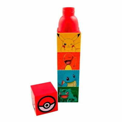 Obrázok produktu pre Fľaša Pokémon Fľaša na vodu pre deti, 650 ml Ľahká a robustná