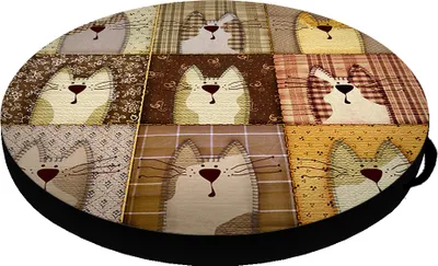 Image de Bertoni | Lit pour chat, épaisseur 4 cm, matelas pour chat, rembourrage en mousse souple, diamètre 40 cm Pexeso