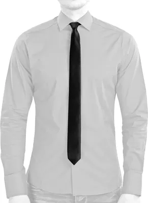 Produktbild von Red Bridge Herren Krawatte Slim Satin Schlips Binder RBC Premium Schwarz