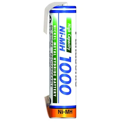Immagine prodotto di Panasonic BK-4HGAE Batteria ricaricabile NiMH Micro AAA HR-4U con etichetta di saldatura a U