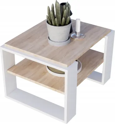Image de Table basse Kaja63 de raumhirsch, design moderne et structure stable, idéale pour le salon, fabriquée en panneaux de bois