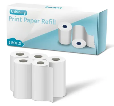 Thermopapier für Kinderkamera, 5 Rollen, 50 cm x 5 cm