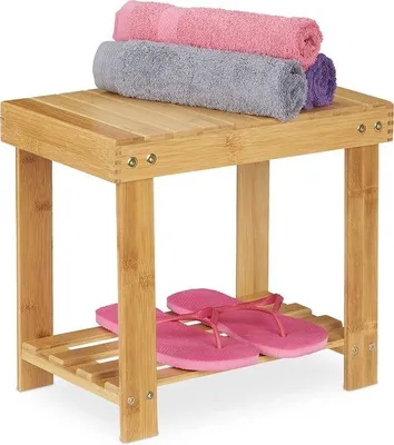 Produktbild von Famanu Bamboositzhocker bis 100 kg - Natur