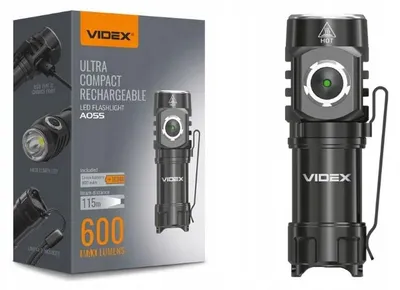 Produktbild von Videx starke taktische Militär-Taschenlampe Vlf-A055 600 lm wasserdicht