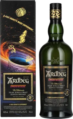 Produktbild von Ardbeg Smokiverse The Ultimate Islay Single Malt Scotch Whisky 48,3% Vol. 0,7l in Geschenkbox