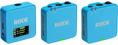 Image de RODE Wireless GO III (Bleu) - Système de microphone sans fil