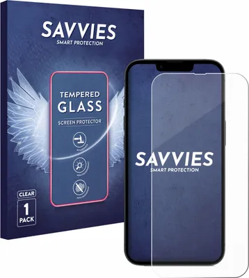 Produktbild von Savvies Schutzglas für Apple iPhone 16e / 17e Displayschutz 9H Glas klar transparent