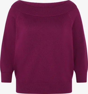 Produktbild von Strickpullover mit Carmenausschnitt