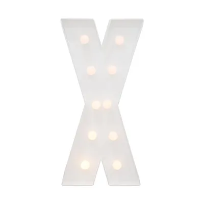 Image de 91,5cm Lettres lumineuses-X Anniversaire Demande en Mariage Fête Décoration 2000-3000K