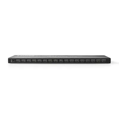 Produktbild von Nedis HDMI  Splitter - 16 port(s) - USB-A Female / 16x HDMI Output - 4K@60Hz - 18 Gbps - Metall - Anthrazit