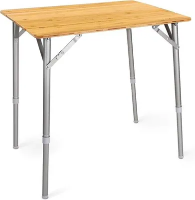 Produktbild von Famanu Camping-Tisch Klappbar - Verstellbar mit Aluminiumrahmen, inklusive Tragetasche