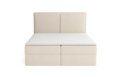 Produktbild von Emoebel24 Boxspringbett mit Topper und 2 Bettkasten, Polsterbett, Doppelbett 200x200 cm Lamos Grau