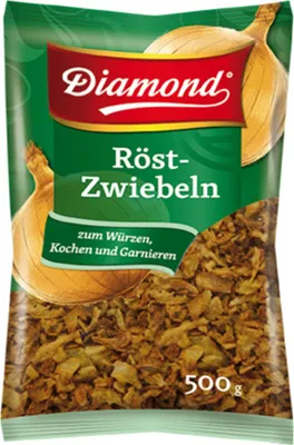 Produktbild von [ 500g ] DIAMOND Röst-Zwiebeln / Geröstete Zwiebeln / Röstzwiebeln