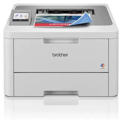 A studio shot of a Brother color laser multifunction printer.