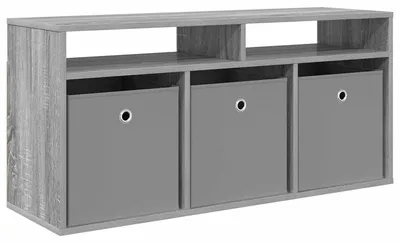 Image de Meuble bas à tiroirs vidaXL, gris Sonoma, 102 x 32 x 48,5 cm