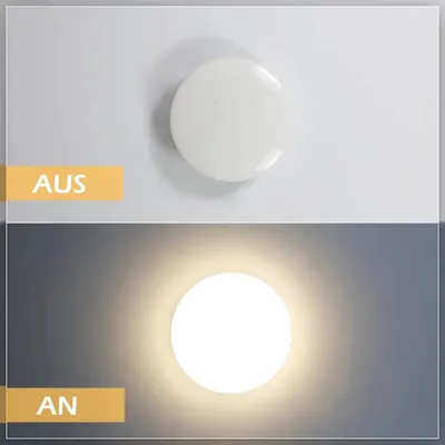 Produktbild von ZMH Led Deckenleuchte 2er Sternenhimmel Deckenlampe Modern Klein Rund 15W 4000K 21cm Neutralweiß für Schlafzimmer Treppenhaus Küche Wohnzimmer Büro Flur
