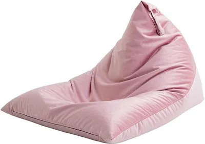Produktbild von Ibenzoa® Dreieckige Sitzsackhülle Ø 1,2 m – Premium‑Material, extra groß, waschbar, ohne Füllung, ergonomisch für Erwachsene