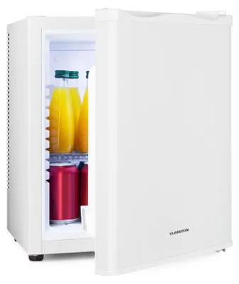 Image de Klarstein Mini Frigo de Chambre de 30L pour Snacks et Boissons, Petit Frigo Top Silencieux, Mini Bar, Petit Réfrigérateur Camping, Mini Frigo Cosmetique, Refrigerateur avec Étagères Réglables, 5-15°C