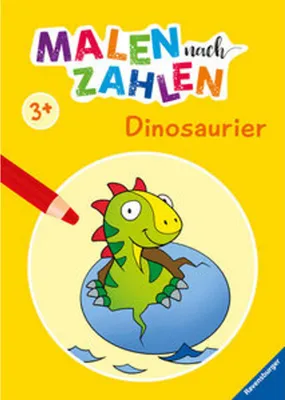 Obrázek produktu pro Malen nach Zahlen ab 3 Jahren: Dinosaurier