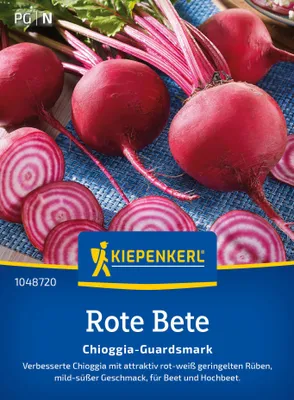 Produktbild von Kiepenkerl Rote Betesamen Chioggia-Guardsmark Beta vulgaris vulgaris conditiva 5-6 lfd. Meter