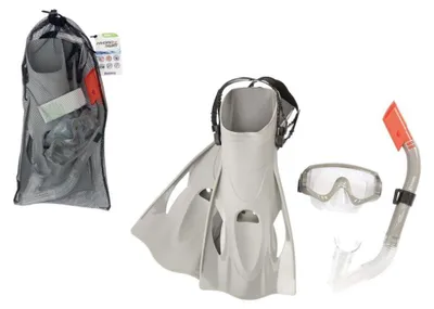 Immagine prodotto di Bestway Set per immersioni grigio Maschera, pinne, tubo 25020