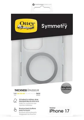 Zdjęcie produktu dla Otterbox Symmetry+ Transparent iPhone 17 MagSafe Case Hardcase Backcover Shockproof - przezroczysty