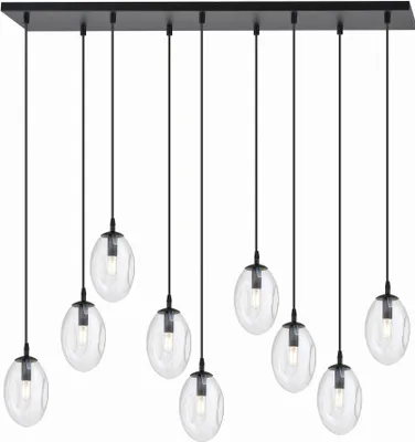 Immagine prodotto di Lampadario Emibig 9xE14 10W ASTRAL 9 con paralume trasparente 1265/9