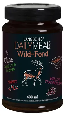 Zdjęcie produktu dla Langbeins Daily Meal Fonds Dziki wywar do sosów i zup 400 ml