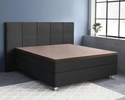 Produktbild von Primaviera Deluxe Topper Satijn Spannbettuch Taupe 180 x 220 cm